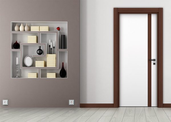 VDM - VDM-F Gloss White-Red Walnut